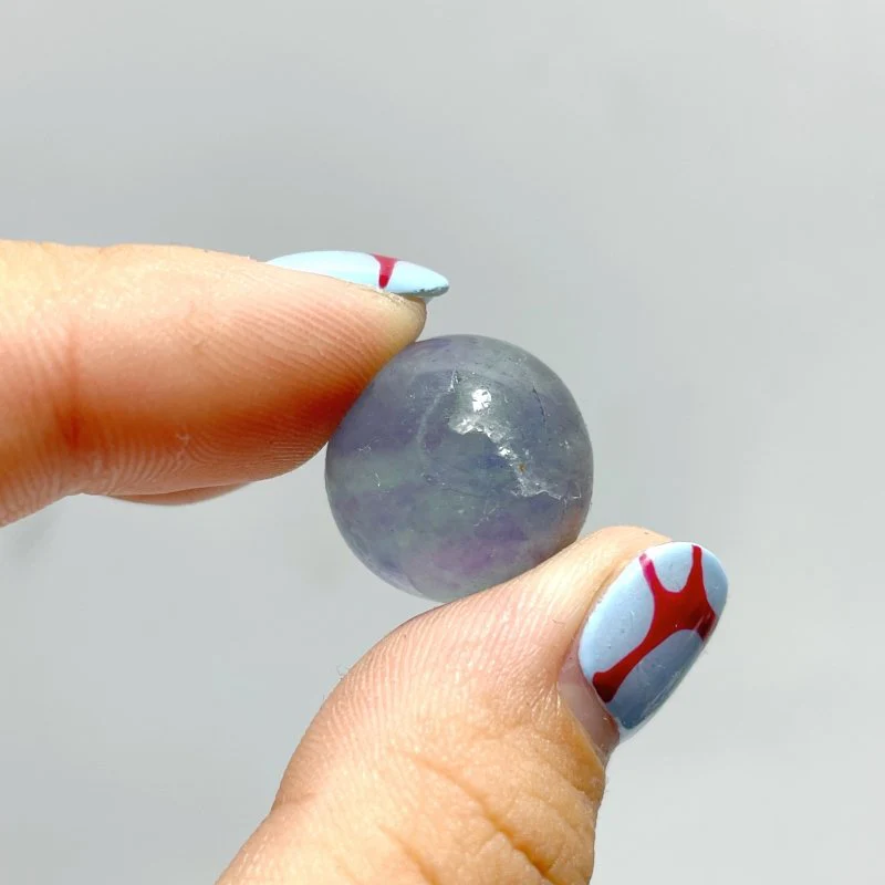 Small Purple Green Colorful Fluorite Sphere Wholesale Closeout - Image 3
