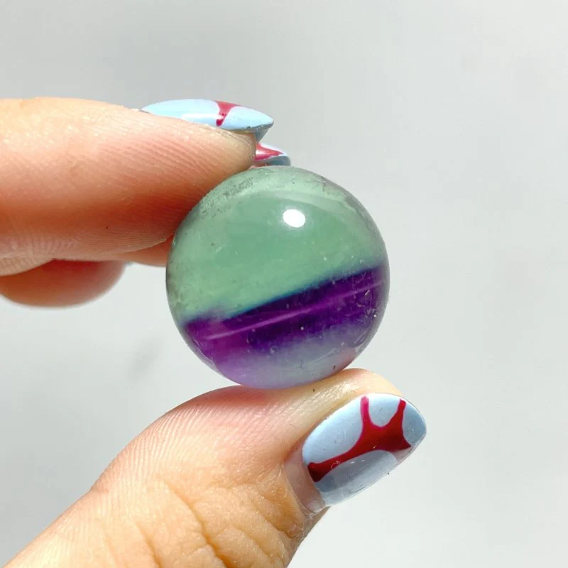 Small Purple Green Colorful Fluorite Sphere Wholesale Closeout - Image 5