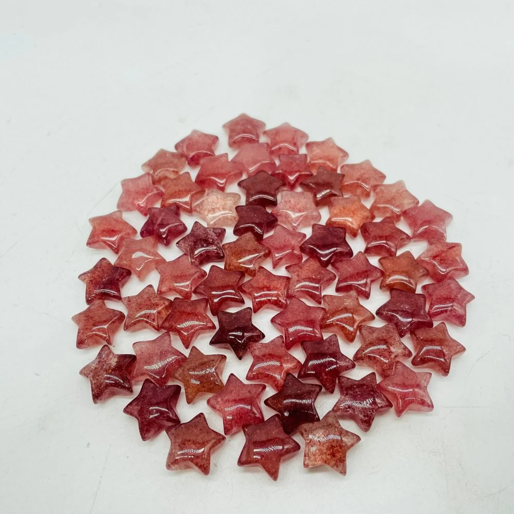 Mini Strawberry Quartz Star DIY Pendant Wholesale - Image 2