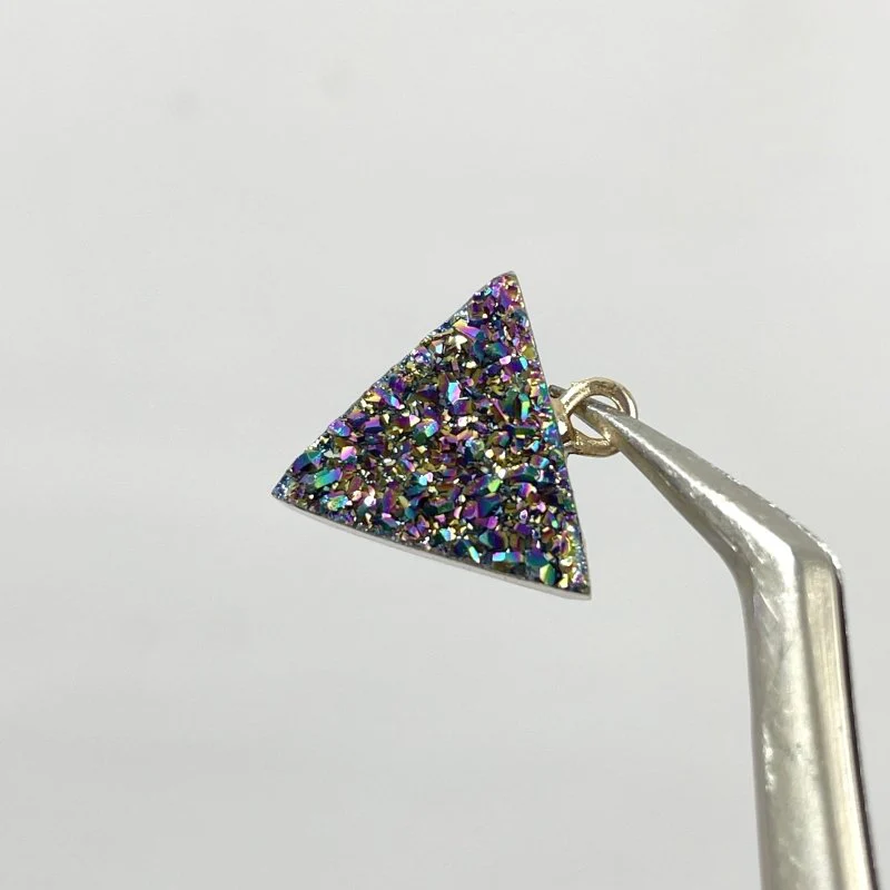 3 Types Mixed Colors Aura Geode Druzy Agate Pendant Wholesale - Image 6