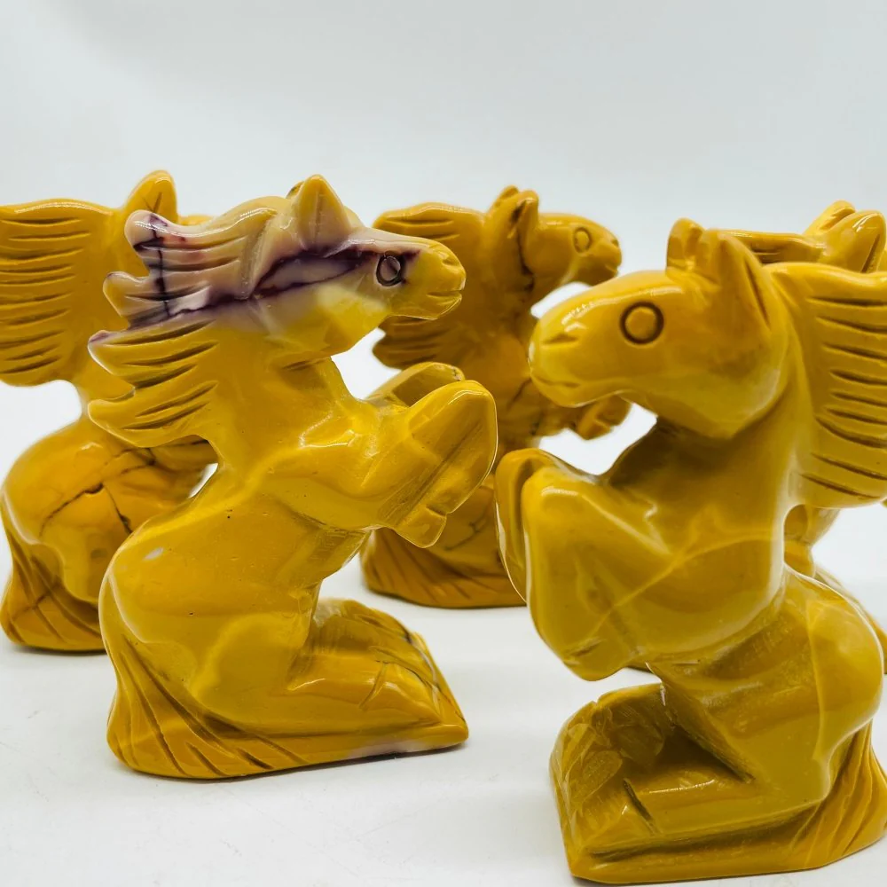 Mookaite Stand Horse Carving Animals Wholesale - Image 2