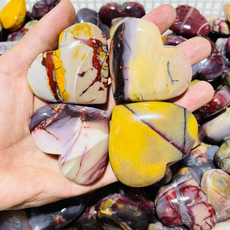 Mookaite Stone Heart Wholesale - Image 2