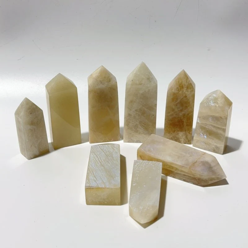 Moonstone Crystal Four-Sided Tower Point Wholesale - Image 7