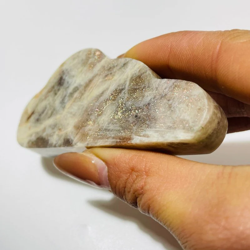 Moonstone Mixed Sunstone Cloud Carving Wholesale - Image 5