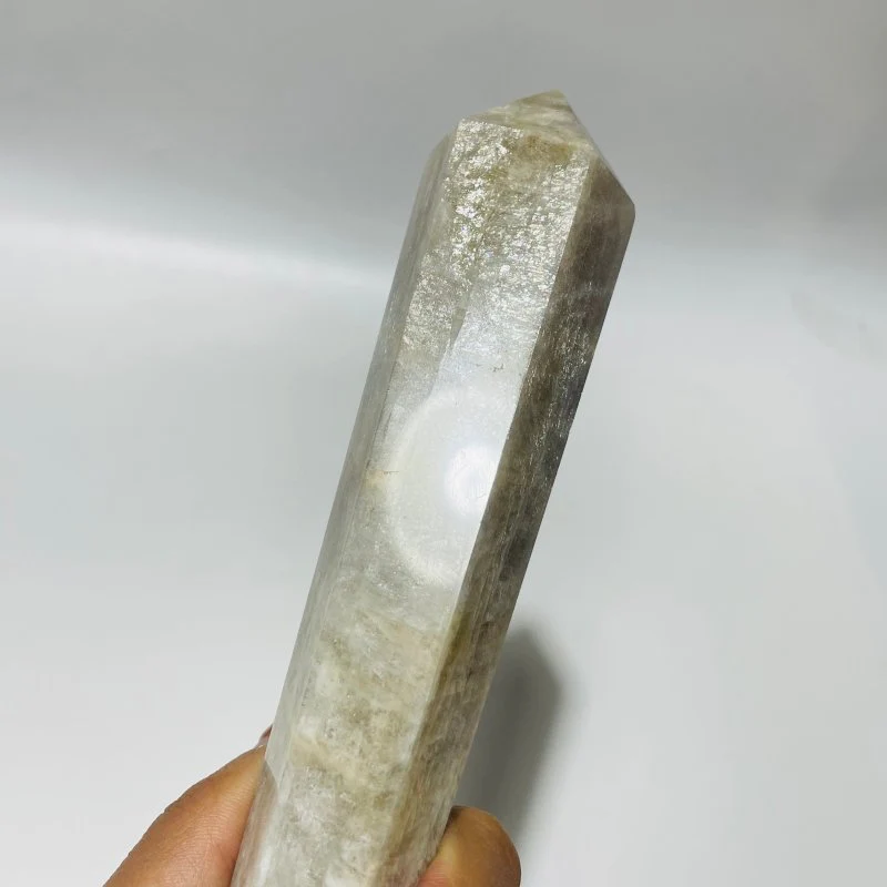 Natural Moonstone Scepter Point Magic Wand Wholesale - Image 3