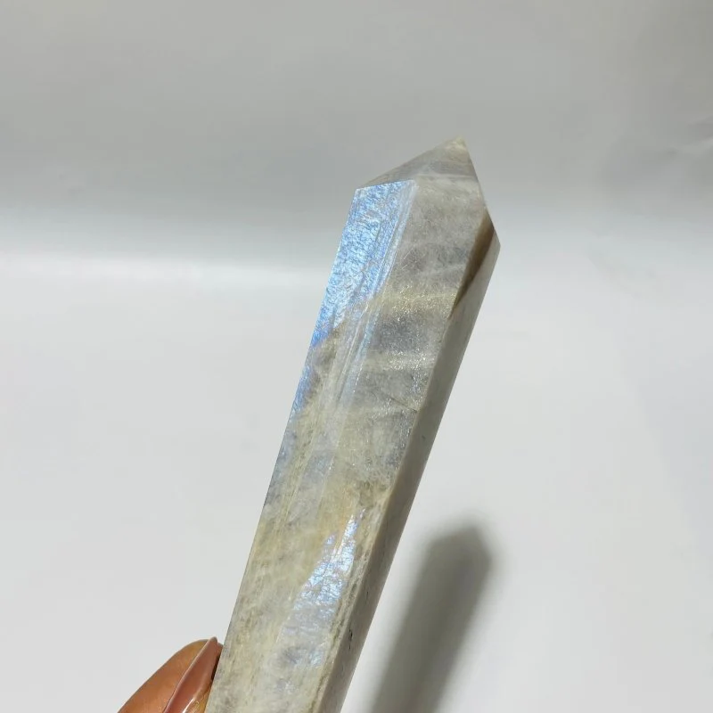 Natural Moonstone Scepter Point Magic Wand Wholesale - Image 6