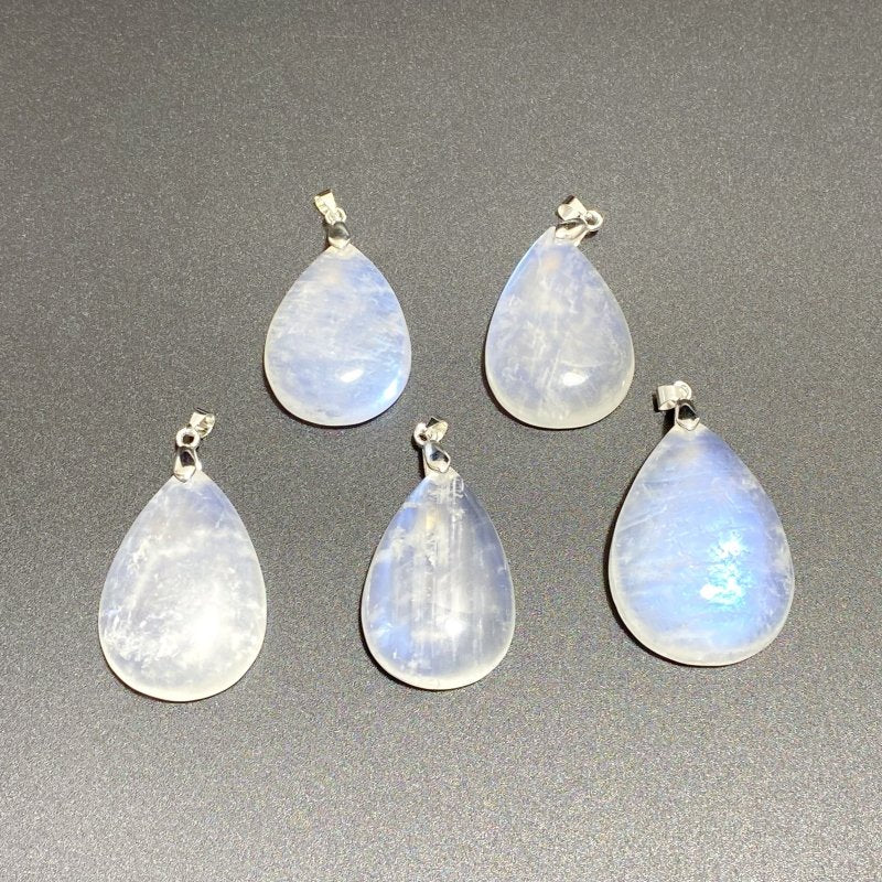 5 Pieces Moonstone Teardrop Shape DIY Pendants - Image 6