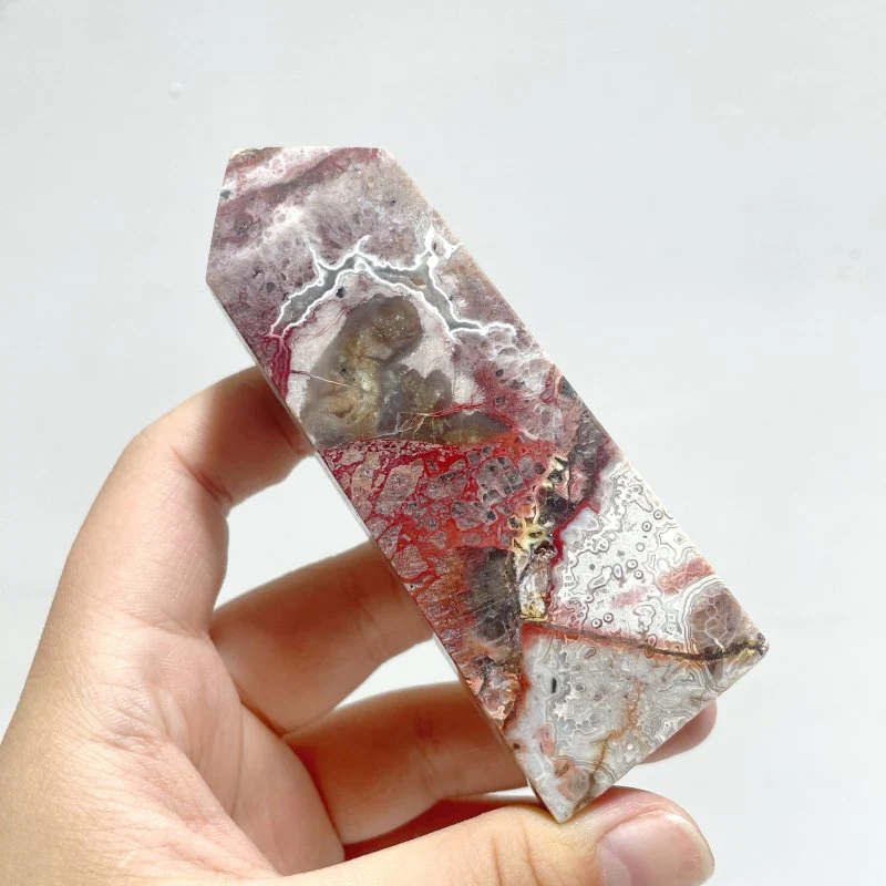25 Pieces Morocco Agate Four-sided Tower Point - Image 2