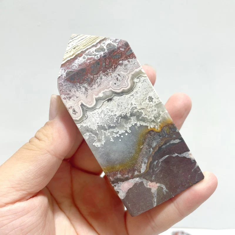 25 Pieces Morocco Agate Four-sided Tower Point - Image 3