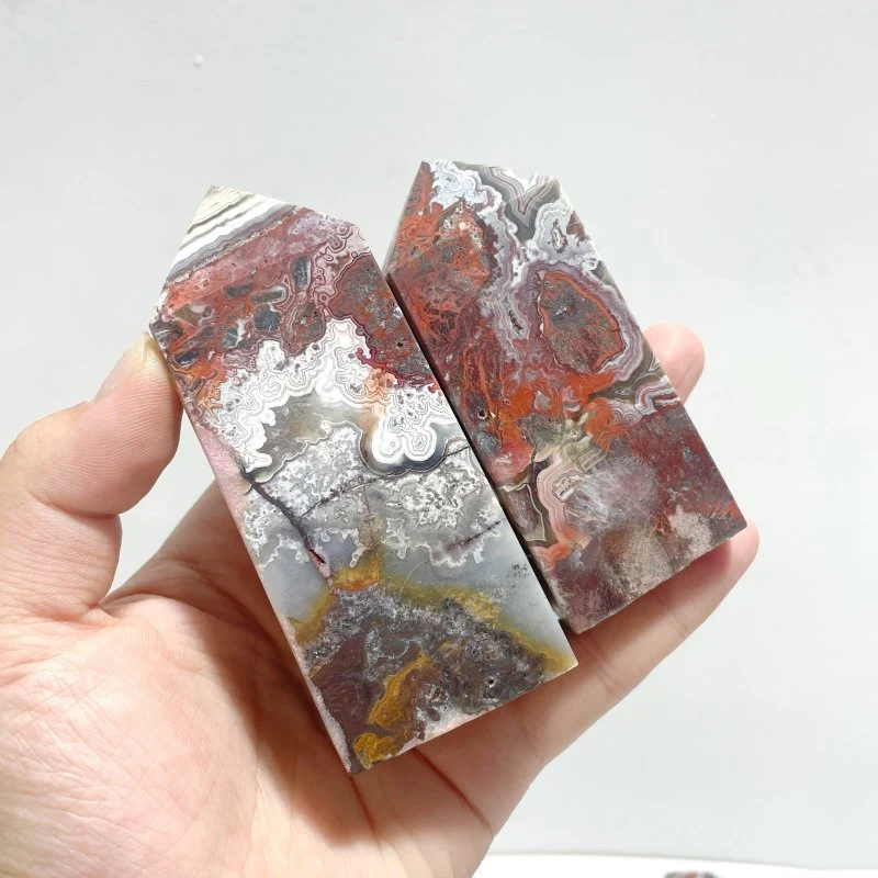 25 Pieces Morocco Agate Four-sided Tower Point - Image 4