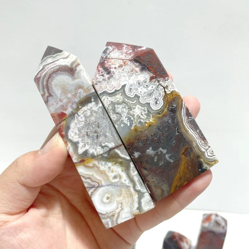 25 Pieces Morocco Agate Four-sided Tower Point - Image 5