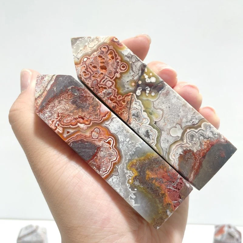 25 Pieces Morocco Agate Four-sided Tower Point - Image 6