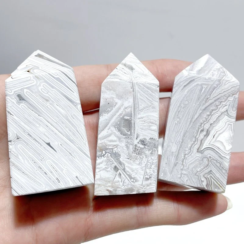 Morocco Agate Four-sided Point Tower Wholesale - Image 5
