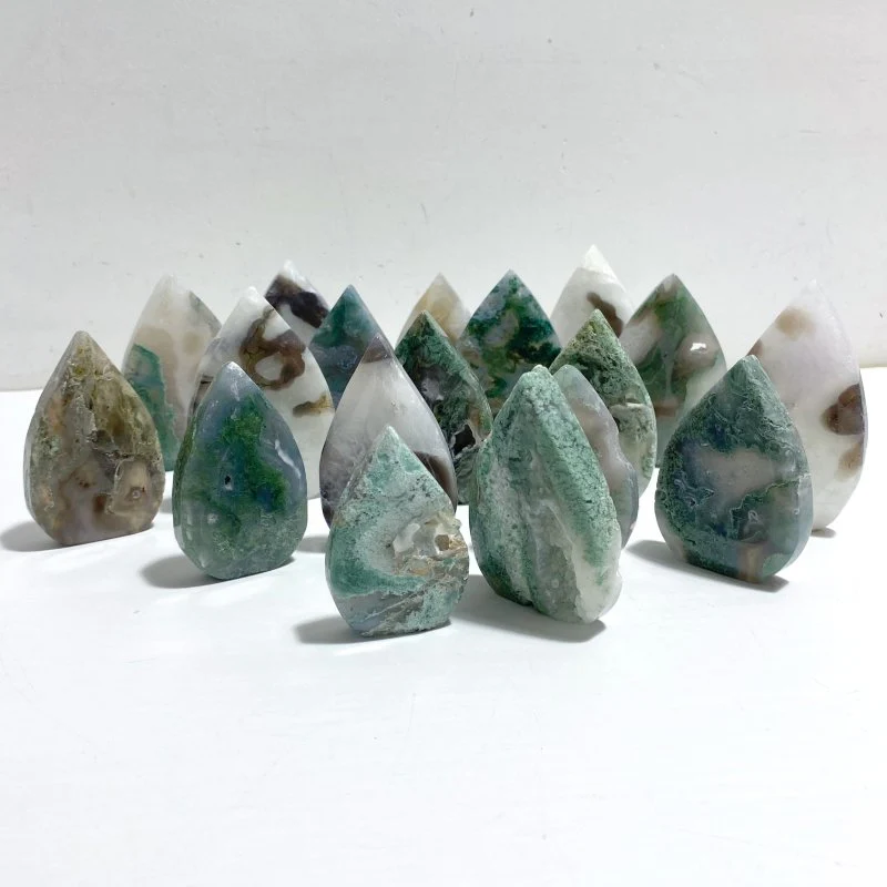 Moss Agate Arrow Head Shape Home Decor Wholesale