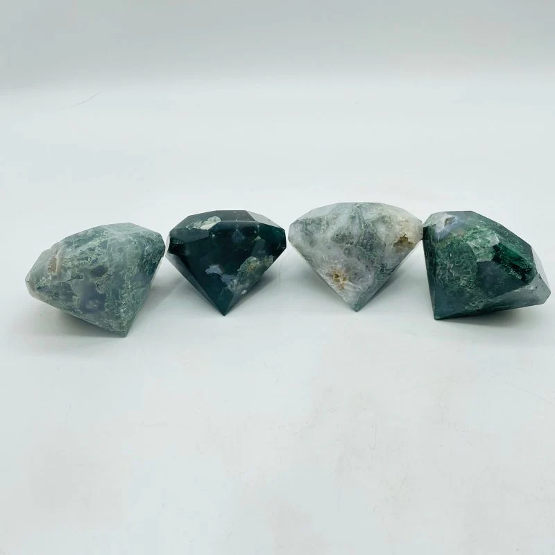 Moss Agate Diamond Shaped Wholesale - Image 2