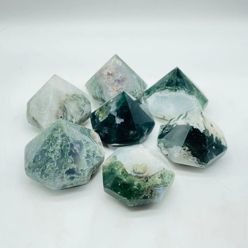 Moss Agate Diamond Shaped Wholesale - Image 3