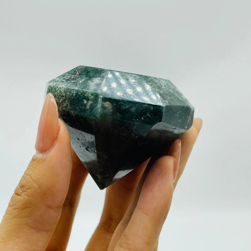 Moss Agate Diamond Shaped Wholesale - Image 4