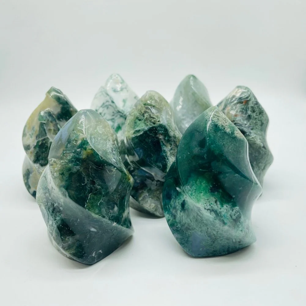 Moss Agate Flame Wholesale - Image 2