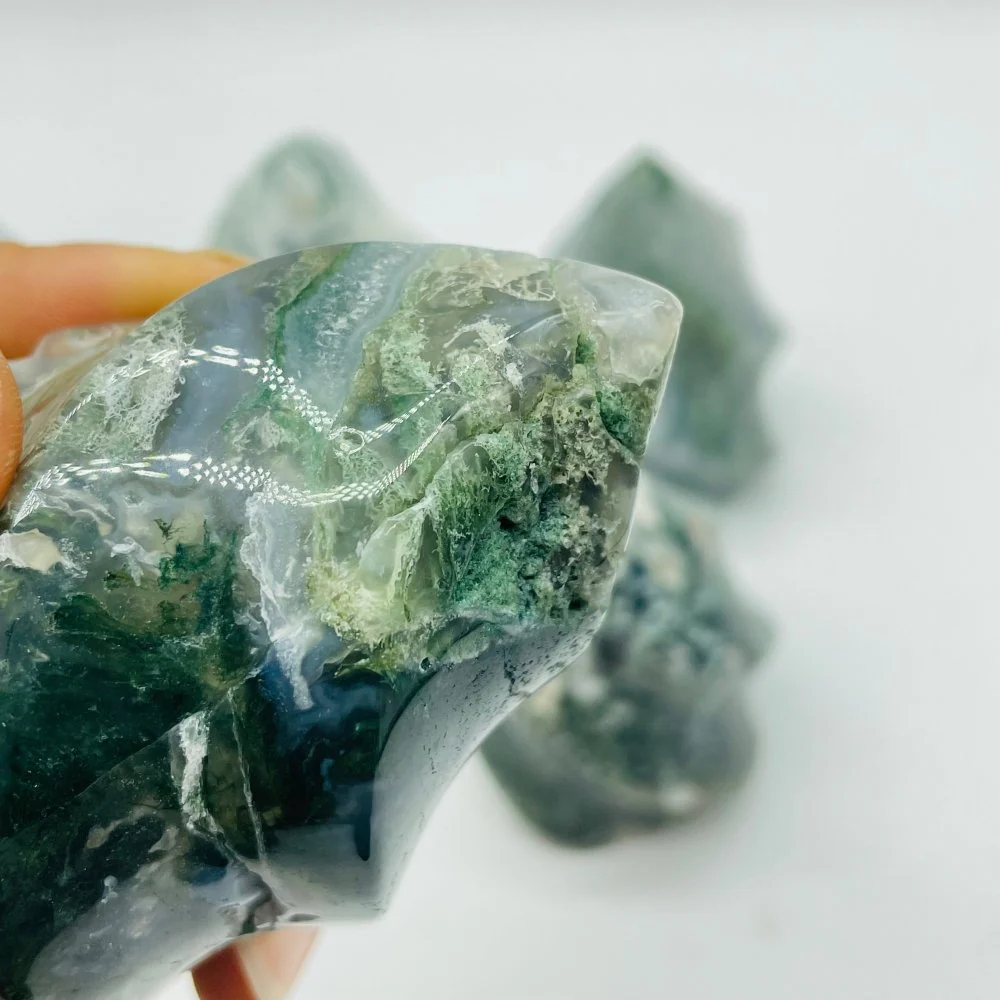 Moss Agate Flame Wholesale - Image 3