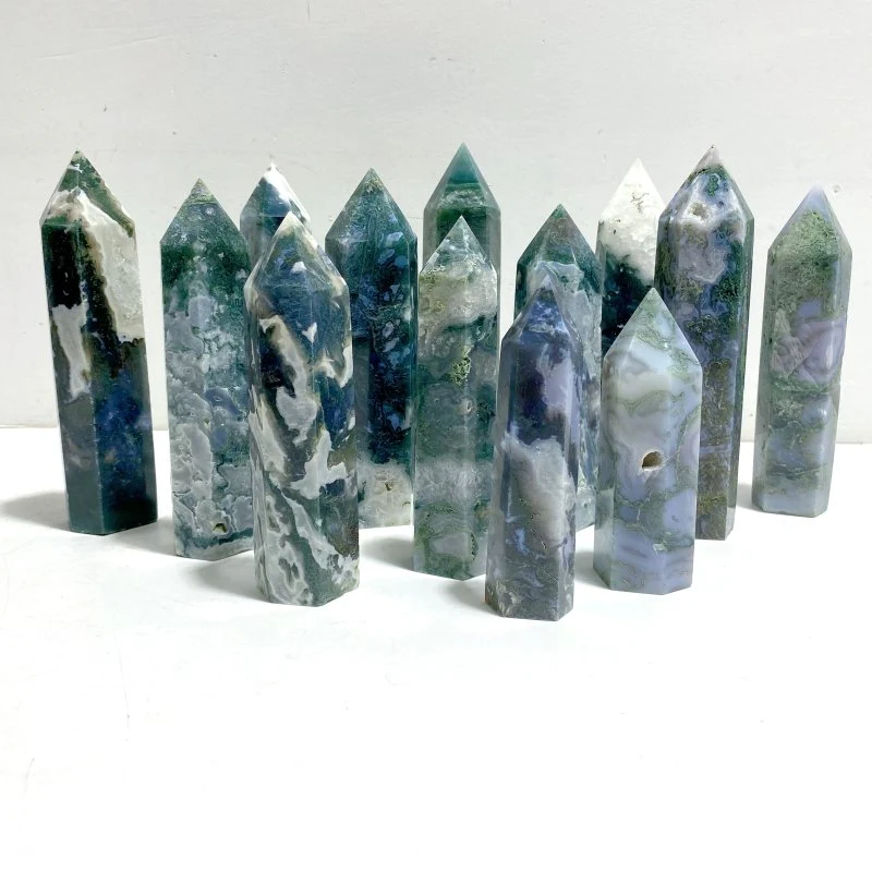 Moss Agate Point Wholesale