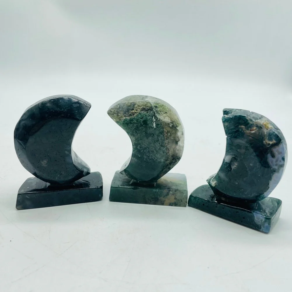 Moss Agate Stand Star&Moon Wholesale - Image 3