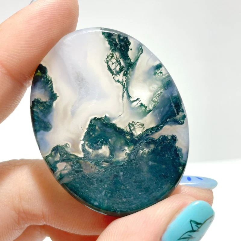 Moss Agate Worry Stone Wholesale - Image 4