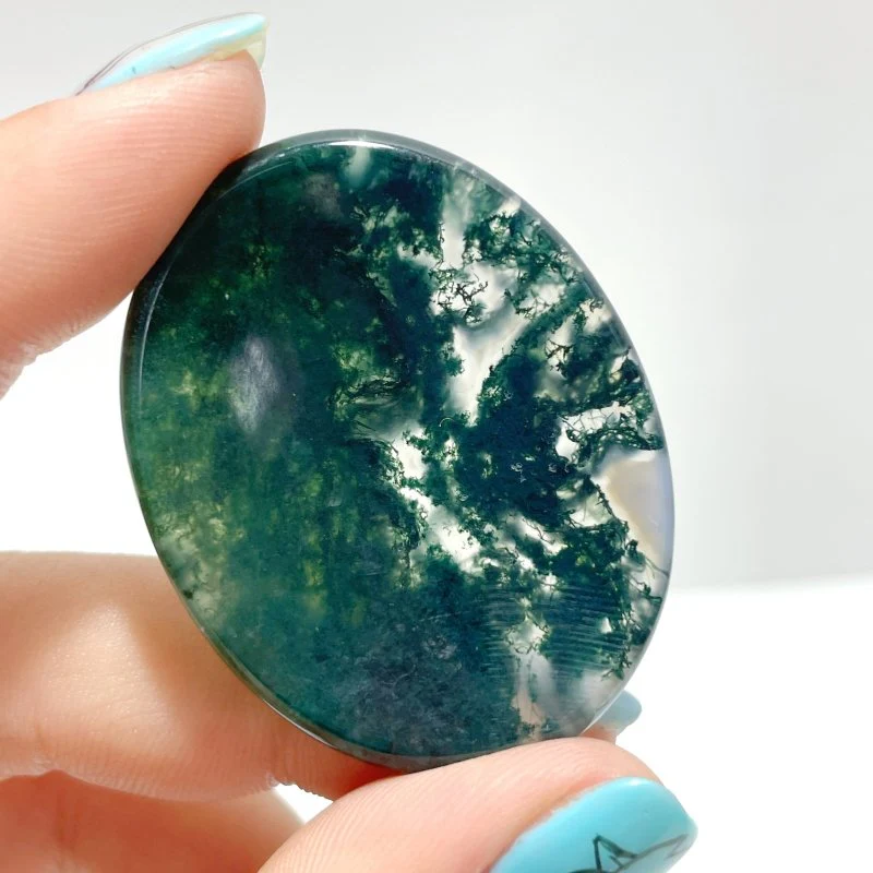Moss Agate Worry Stone Wholesale - Image 5