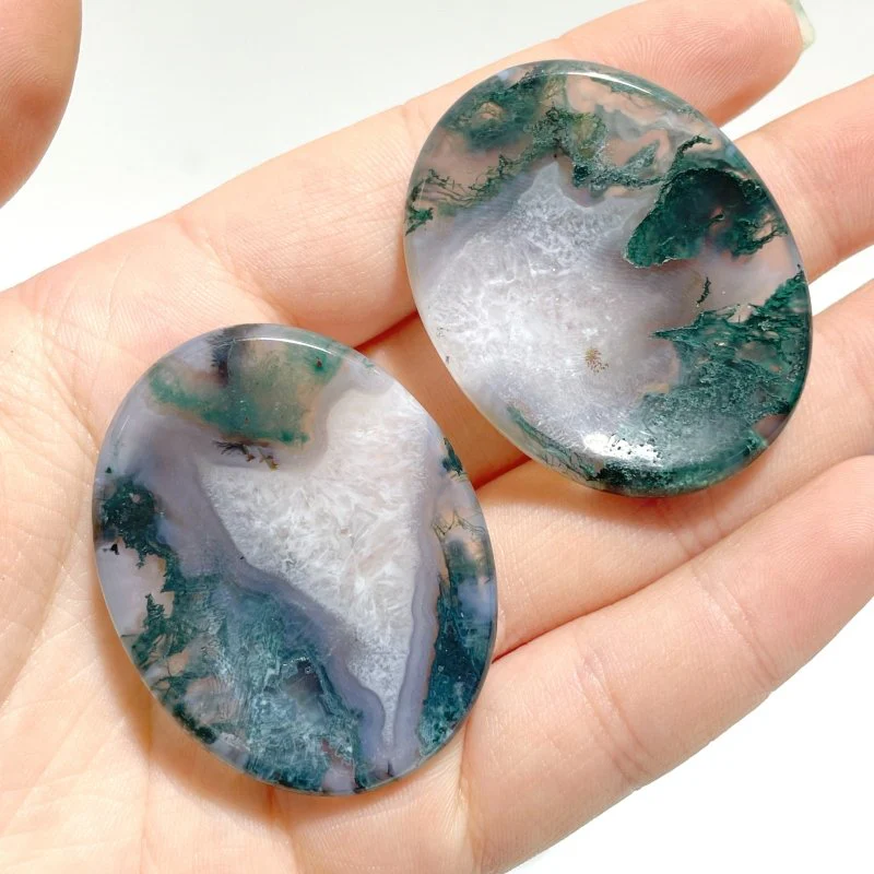 Moss Agate Worry Stone Wholesale - Image 7