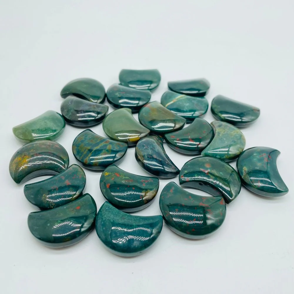 Moss Jade Moon Carving Wholesale - Image 2