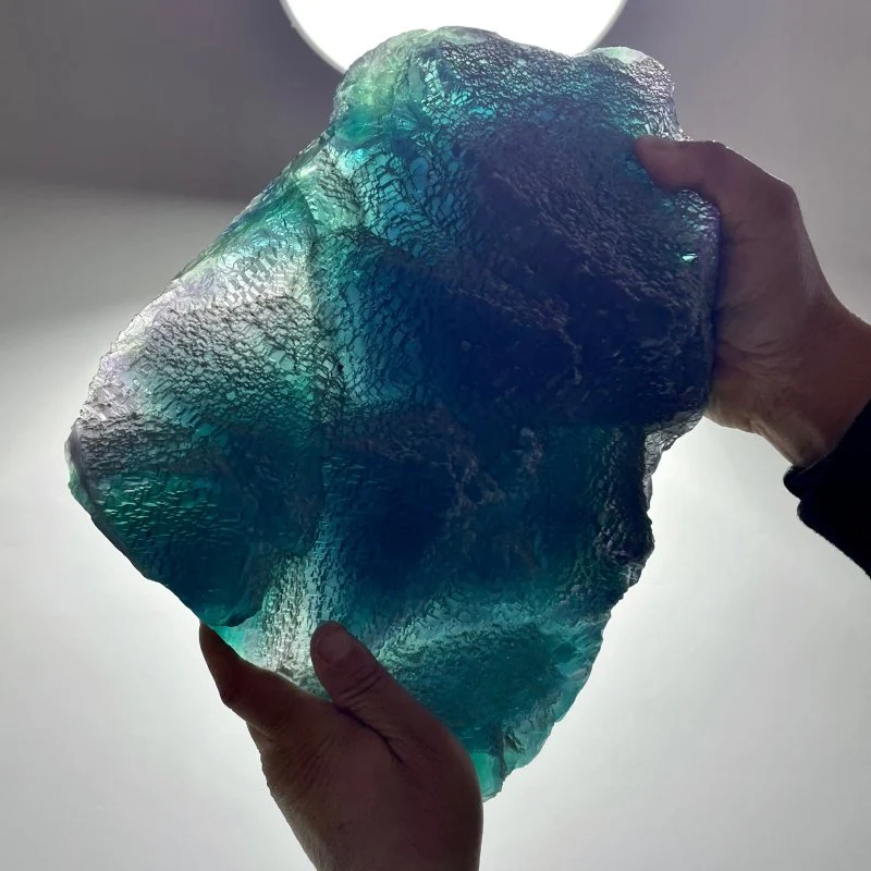 Mountain Shape Large Fluorite Mineral Specimen