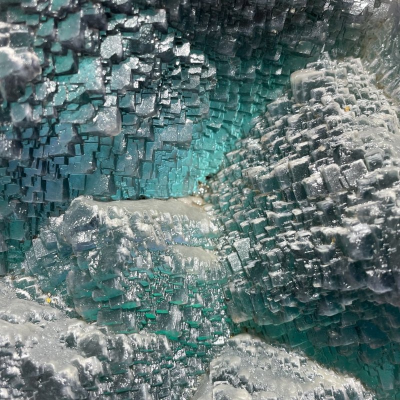 Mountain Shape Large Fluorite Mineral Specimen - Image 2