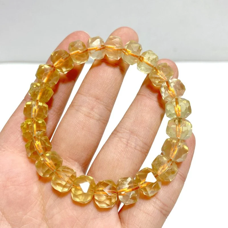 5 Pieces Multi-faceted Citrine Bracelets - Image 6