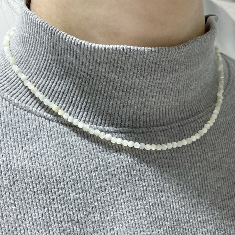 Multi-Faceted Crystal Flash Bead Necklace Garnet Lepidolite Wholesale - Image 8