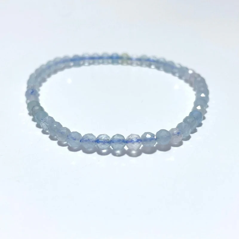 4MM Multi-Faceted Flash Bead Bracelets Wholesale Blue Sodalite Aquamarine Amethyst - Image 7