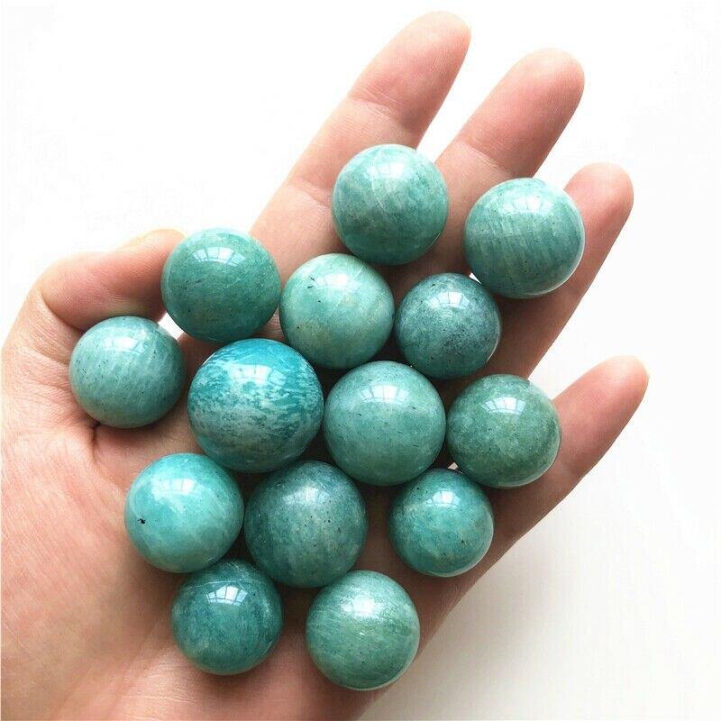 Natural Amazonite Sphere Crystal Wholesale - Image 3