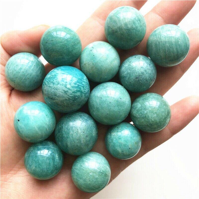 Natural Amazonite Sphere Crystal Wholesale - Image 4