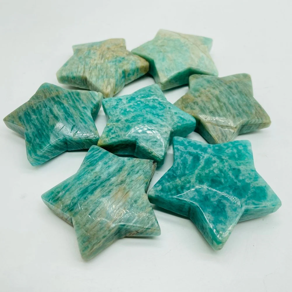 Natural Amazonite Star Moon Closeout - Image 3
