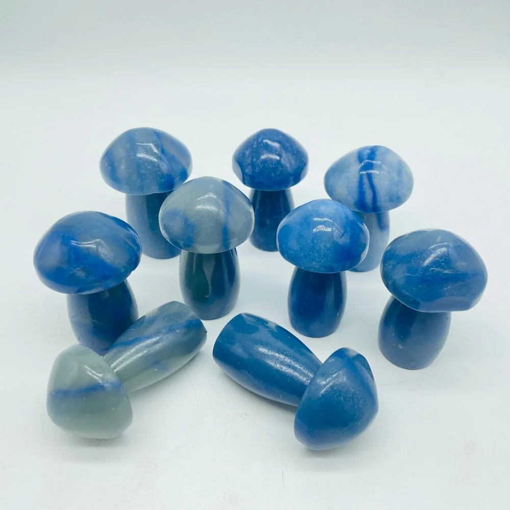 Natural Blue Aventurine Mushrooms Wholesale - Image 2