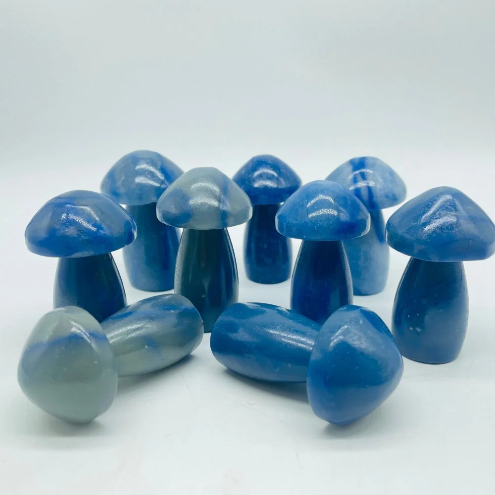 Natural Blue Aventurine Mushrooms Wholesale - Image 3