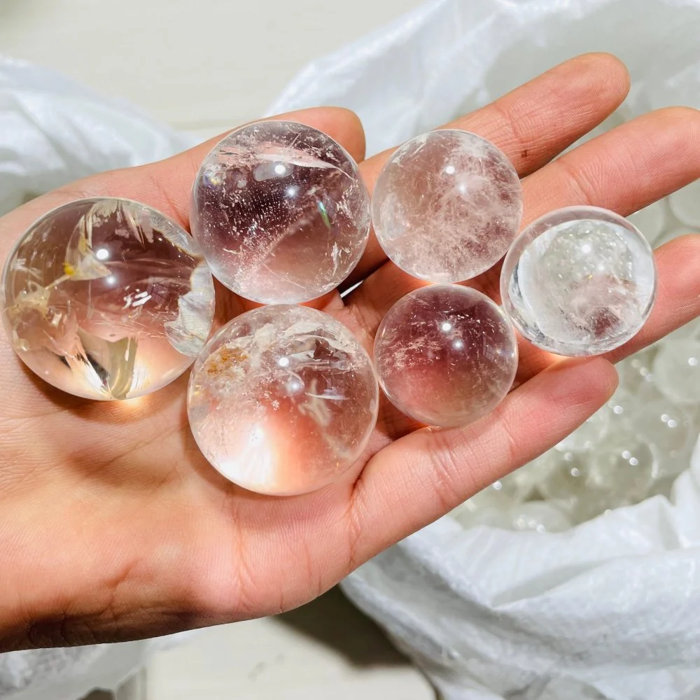 Natural Clear Quartz Spheres Wholesale - Image 2