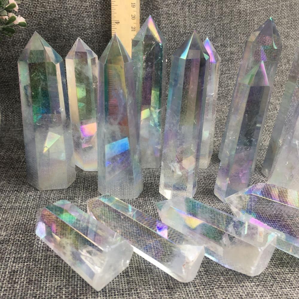 Aura Clear Quartz Point Wholesale - Image 3