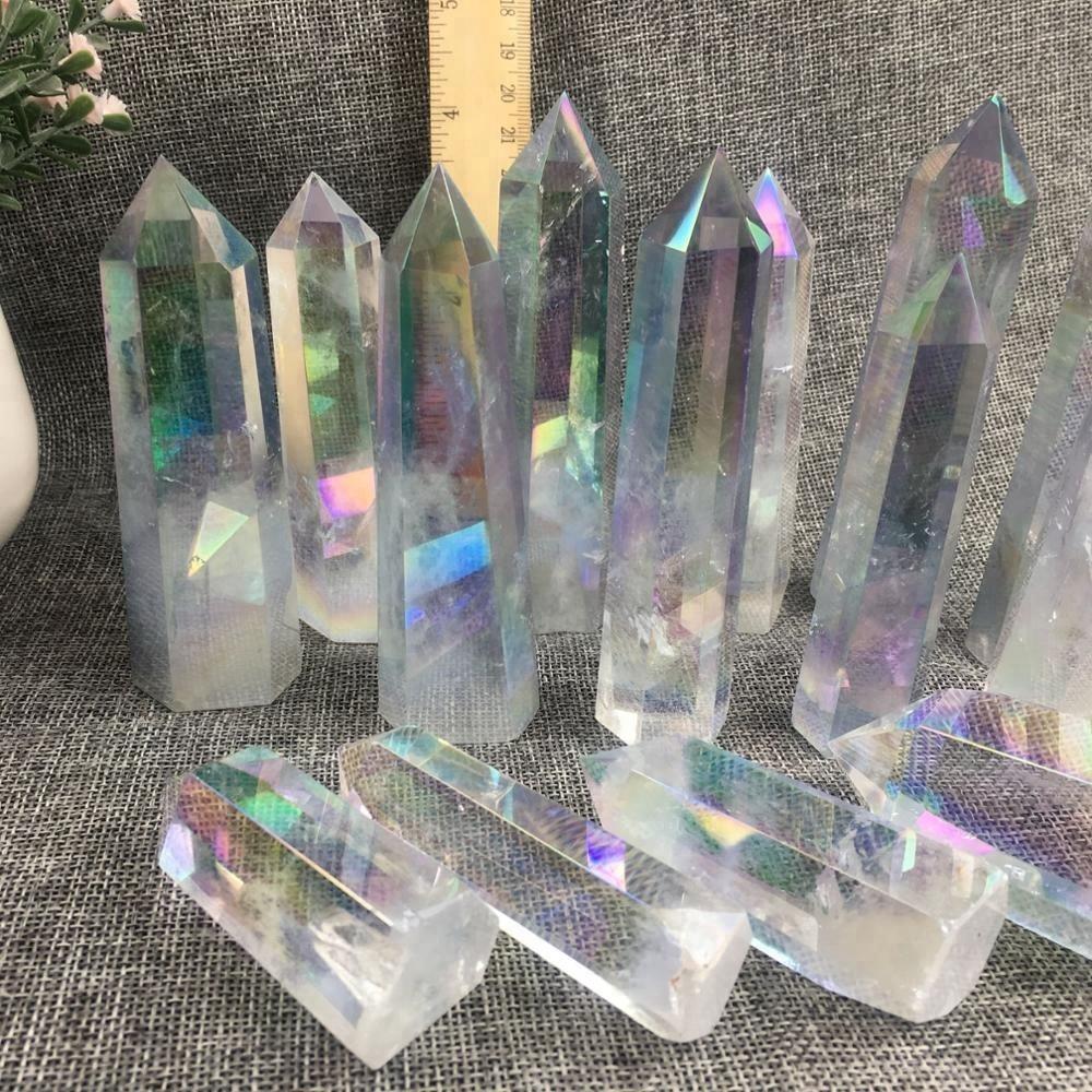 Aura Clear Quartz Point Wholesale - Image 4
