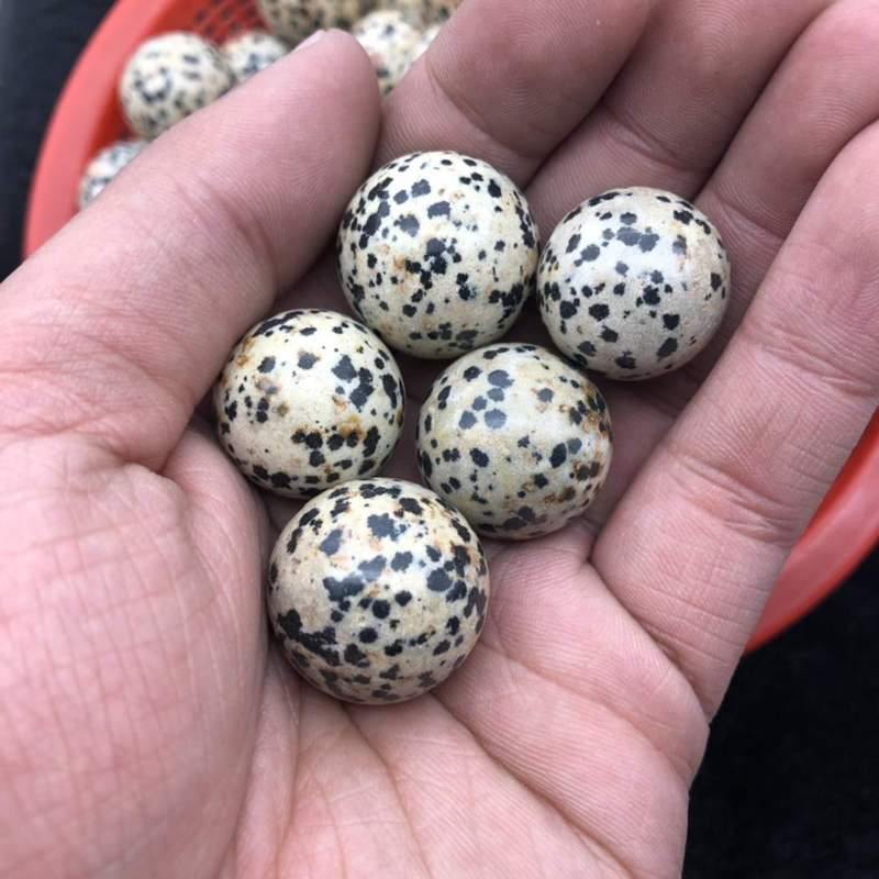 Natural Dalmatian Jasper Quartz Sphere Wholesale - Image 3