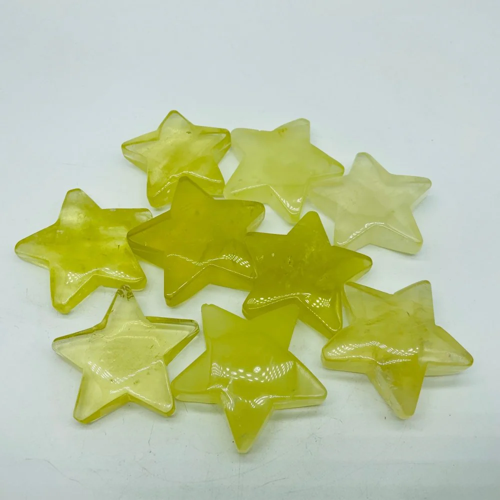 Natural Heat treatment Citrine Star Wholesale - Image 4