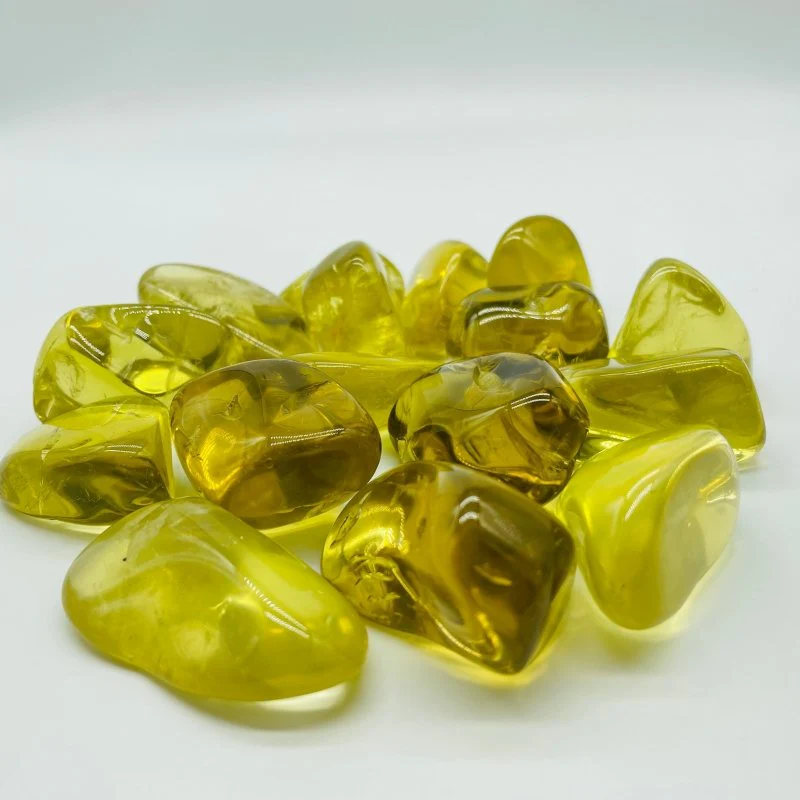 Natural High Quality Clear Citrine Tumbled Wholesale - Image 2