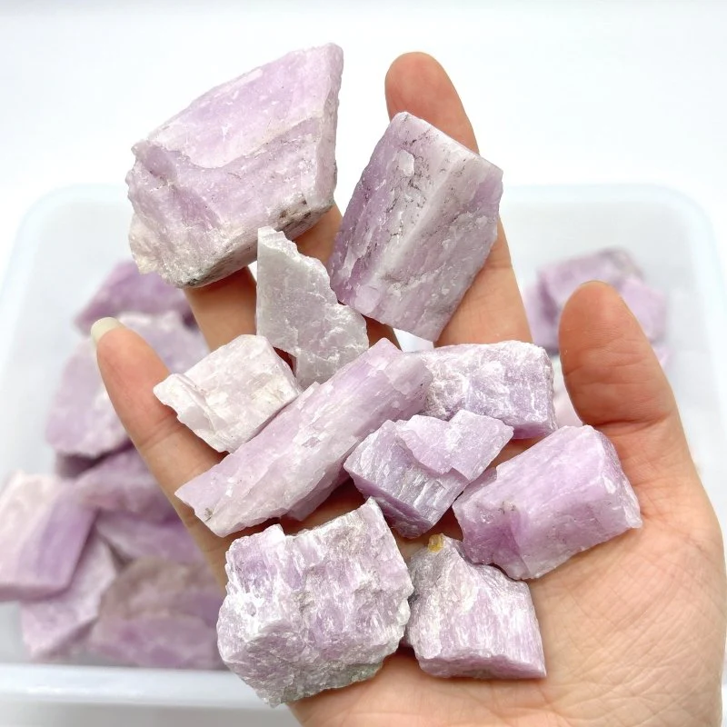 Natural Kunzite Purple Spodumene Raw Stone wholesale - Image 2