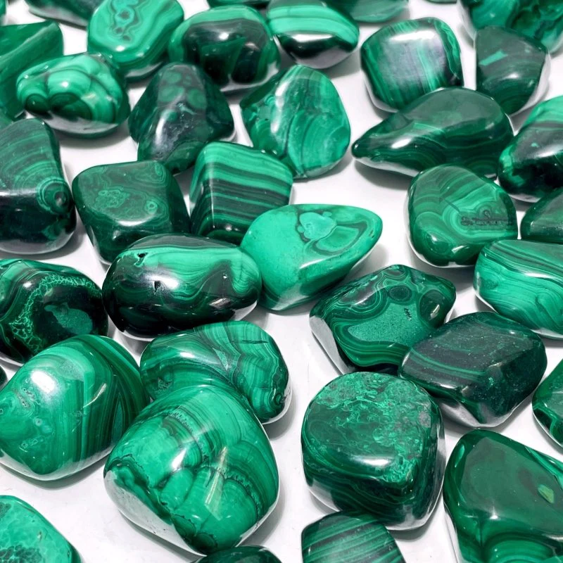 Natural Beautiful Malachite Tumbled Wholesale - Image 5