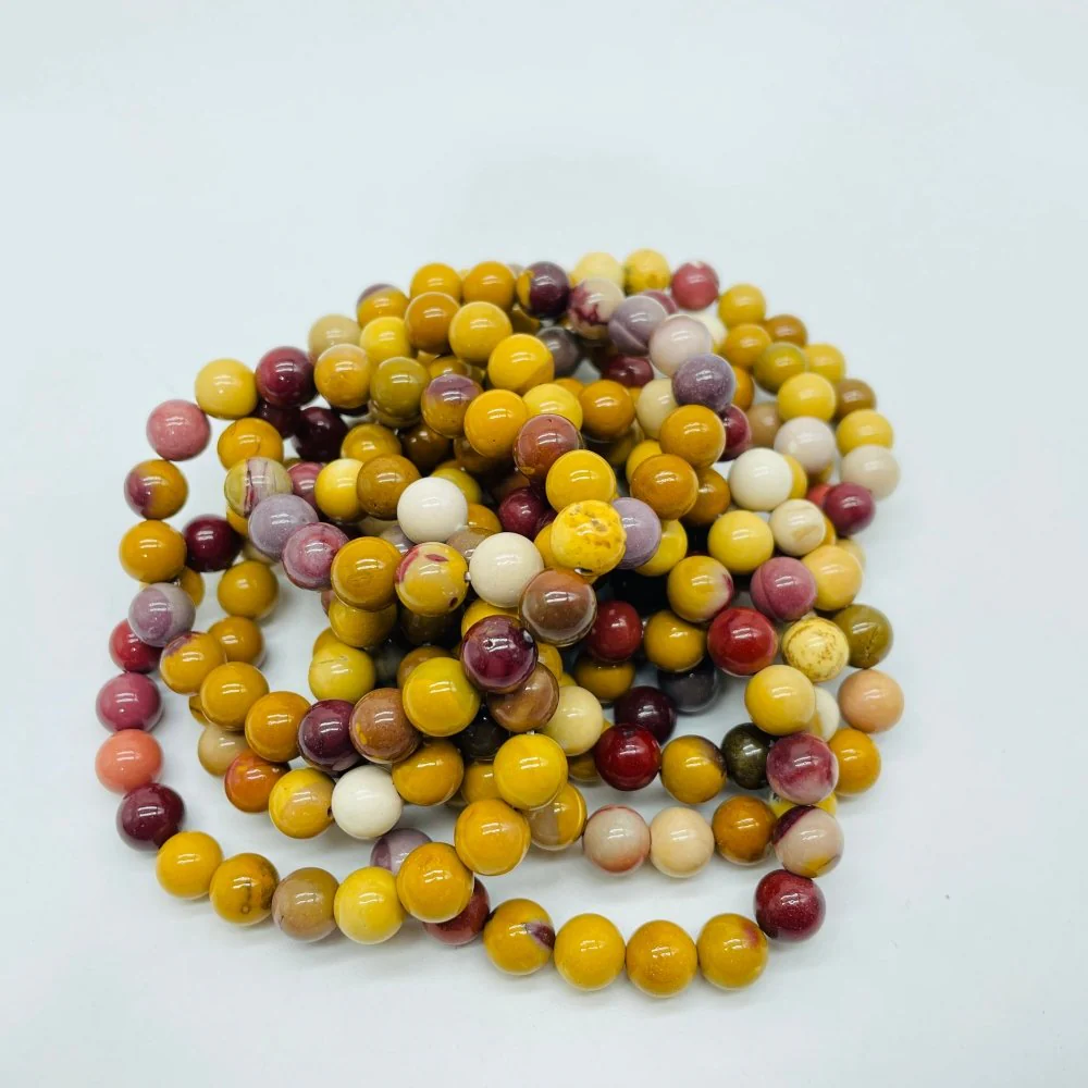 8mm Natural Mookaite Jasper Bracelet Crystal Wholesale - Image 2