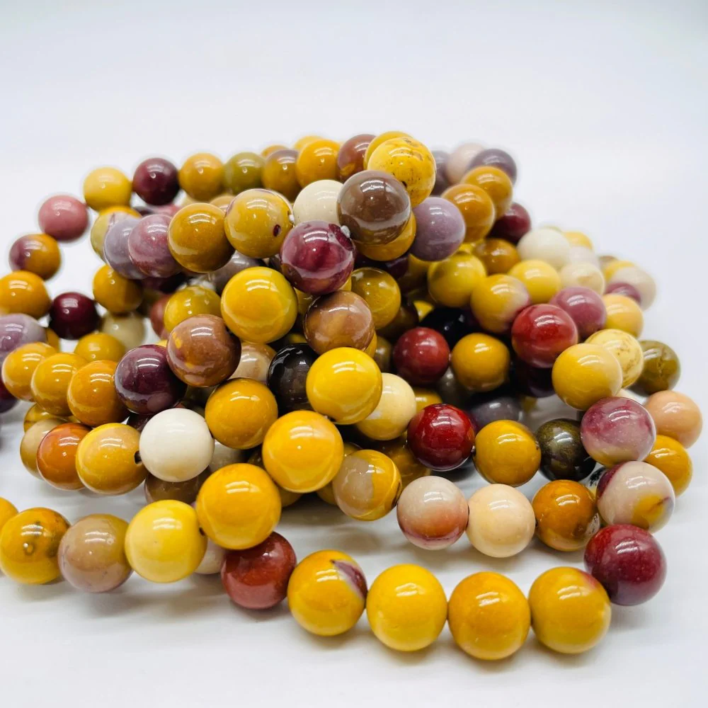 8mm Natural Mookaite Jasper Bracelet Crystal Wholesale - Image 3