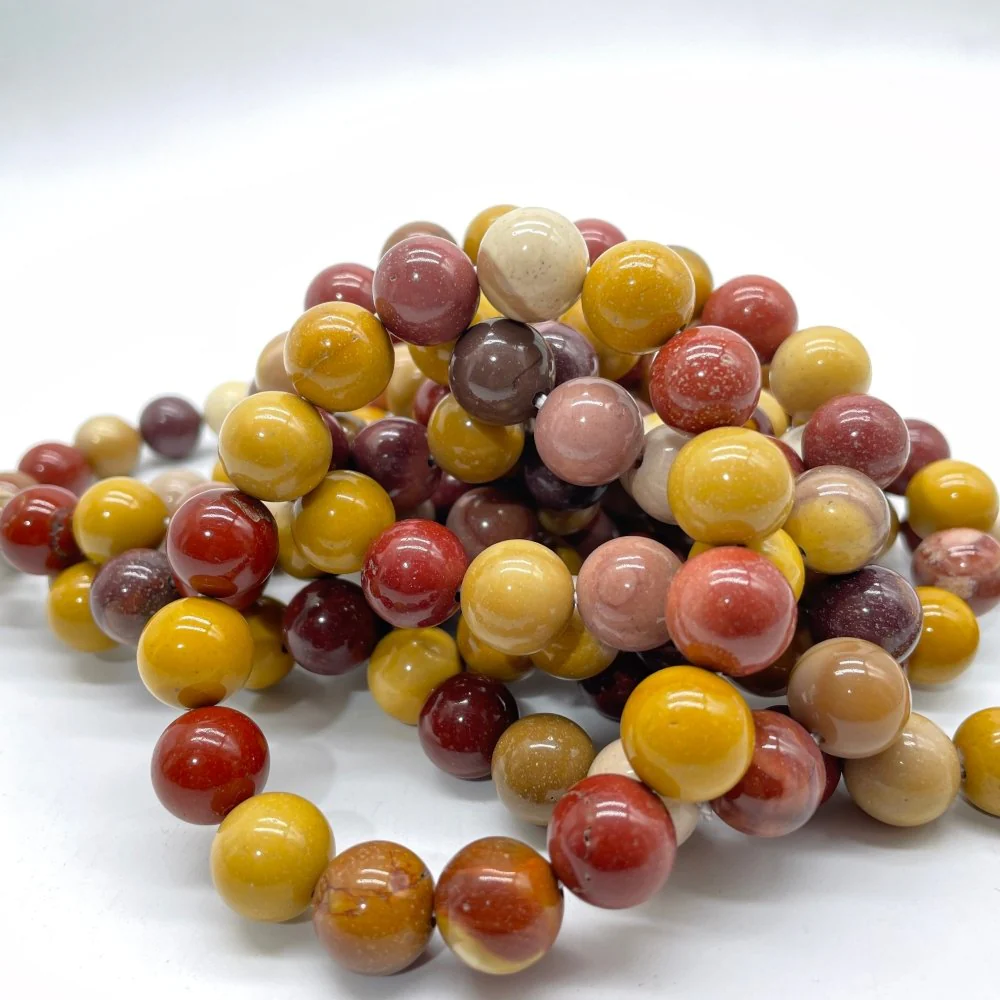 12mm Natural Mookaite Jasper Gemstone Bracelet Wholesale